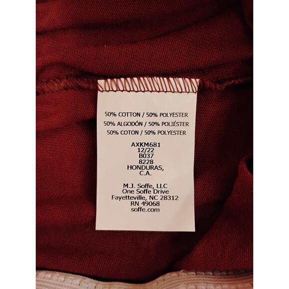 Girls Soffe Athletic Shorts Maroon Small - Picture 3 of 4